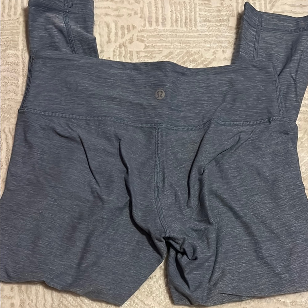 Lululemon Heathered Blue Yoga Pants